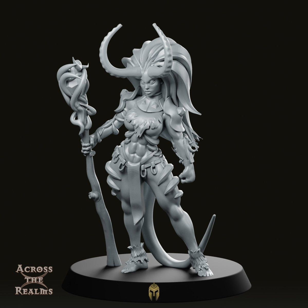 Tiefling Druid Miniature