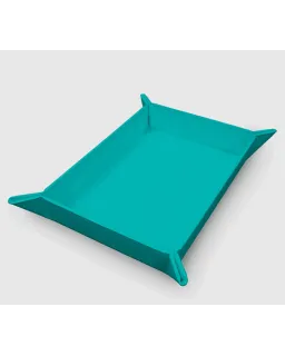 Vivid Magnetic Foldable Dice Tray - Teal