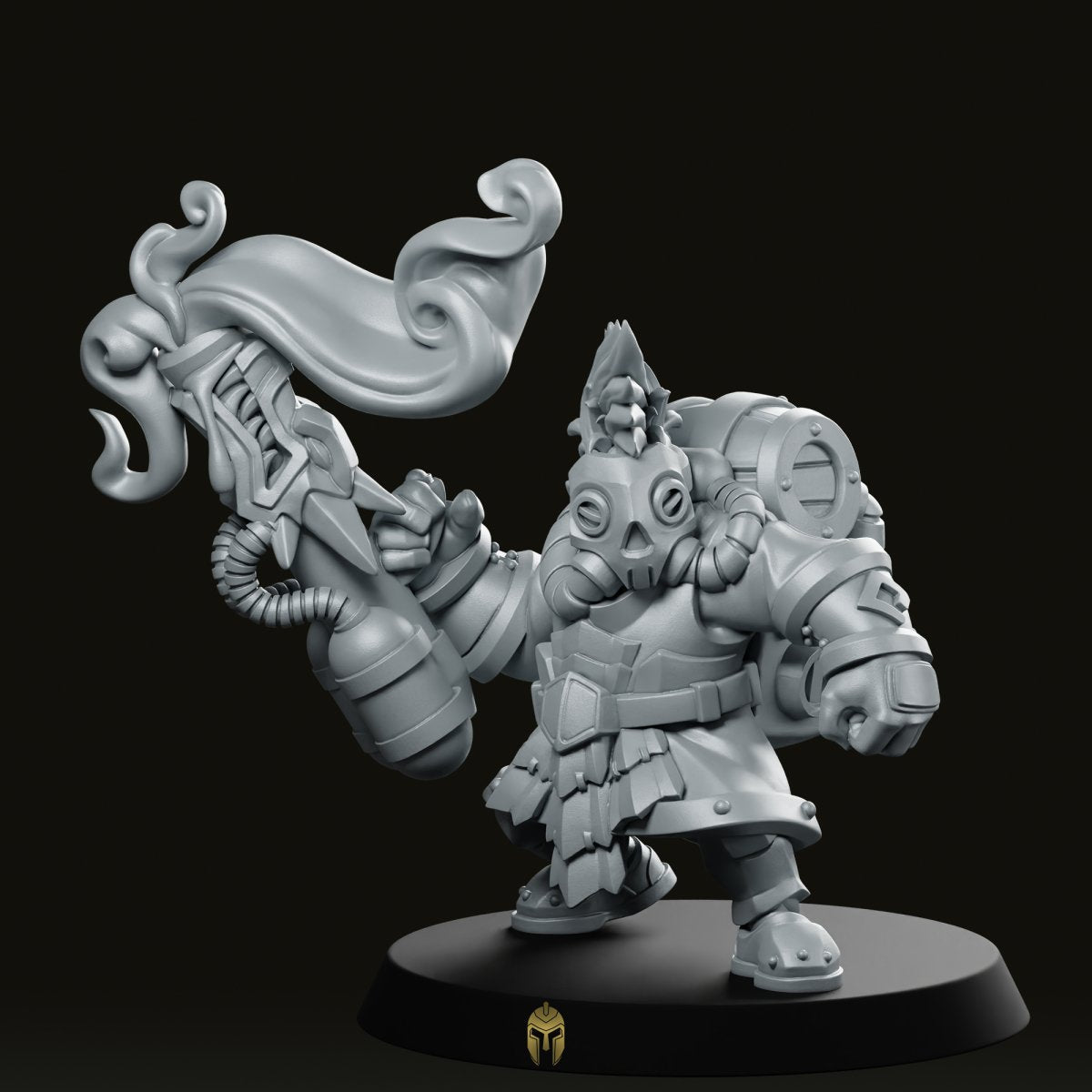 Vulcan Dwarves Lava Engineer D Miniature