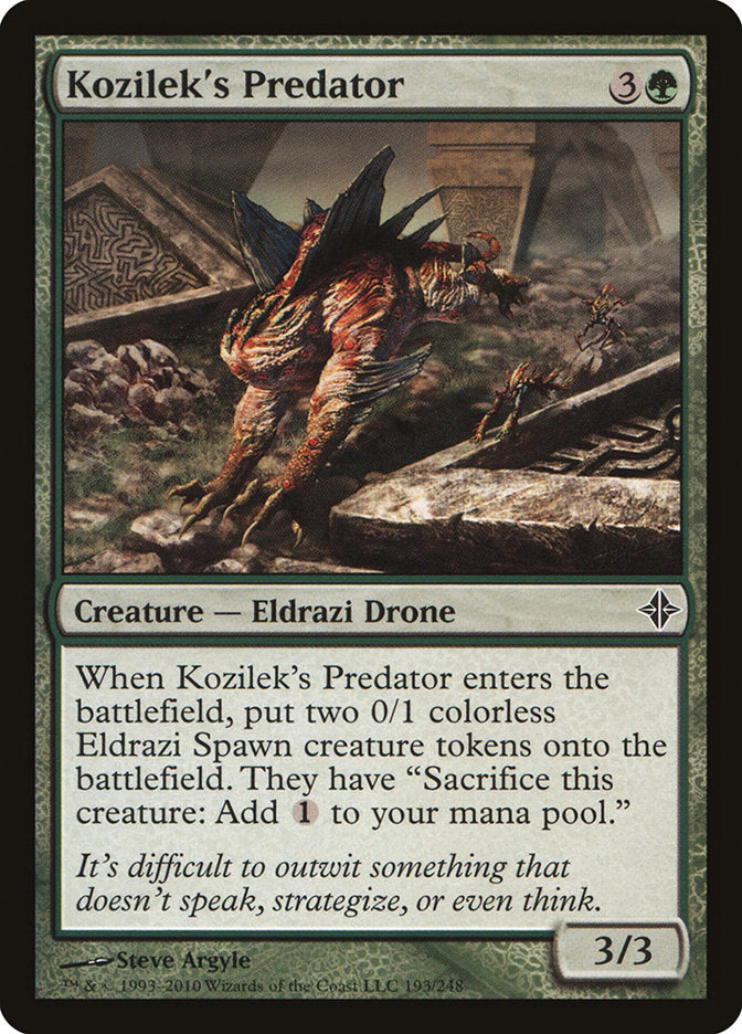 Kozilek's Predator [Rise of the Eldrazi]