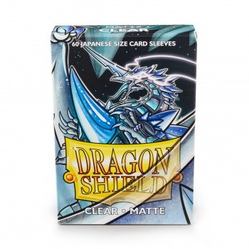 Dragon Shield Small Sleeves – Matte Clear (60)