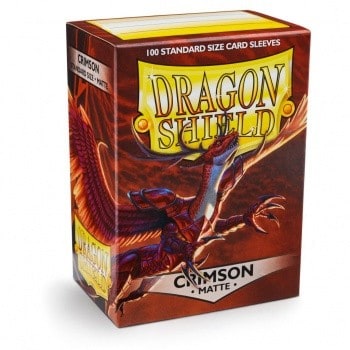 Dragon Shield Matte - Crimson(100ct)