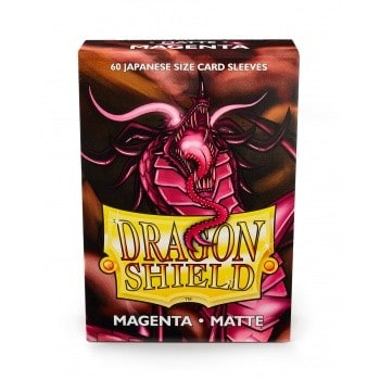 Dragon Shield Small Sleeves – Matte Magenta (60)