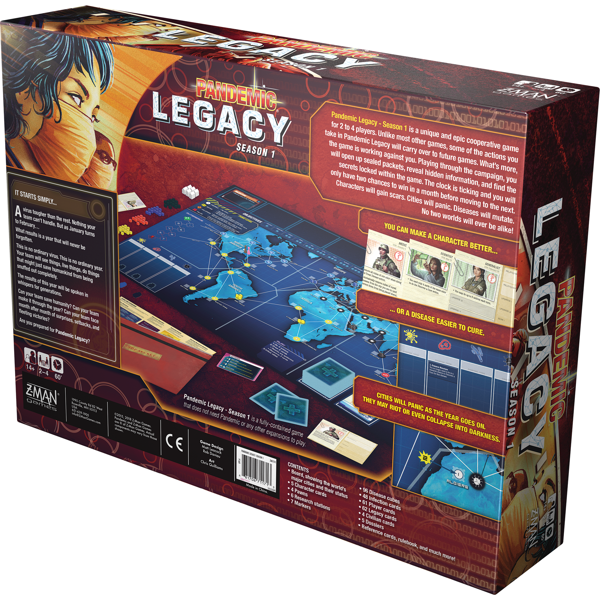 Pandemic Legacy Season 1 Red