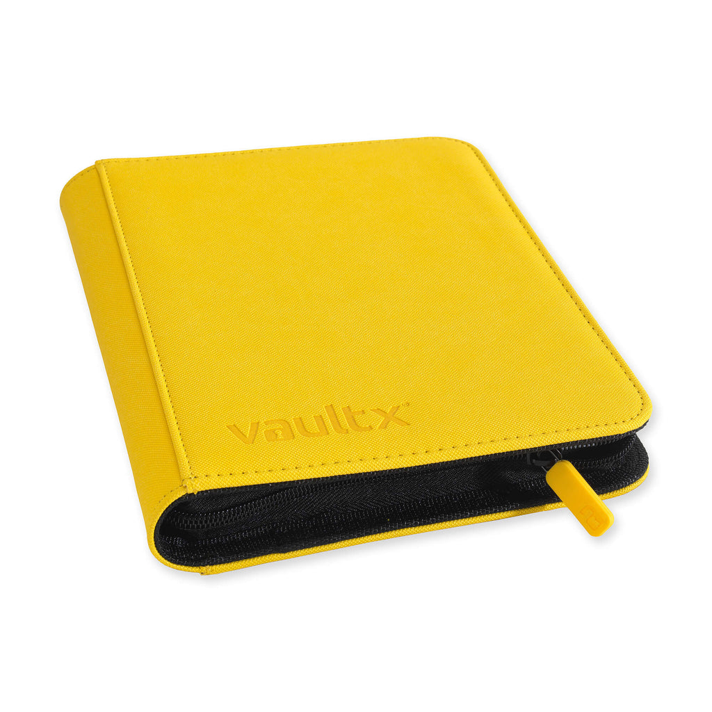 Yellow 4-Pocket Exo-Tec® Zip Binder