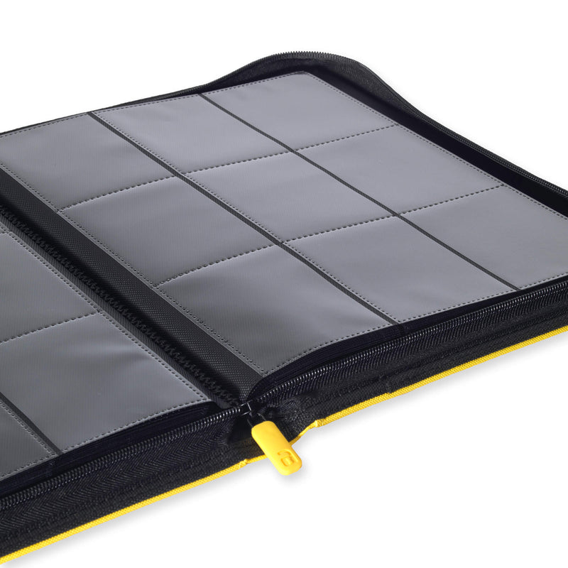 Yellow 9-Pocket Exo-Tec® Zip Binder