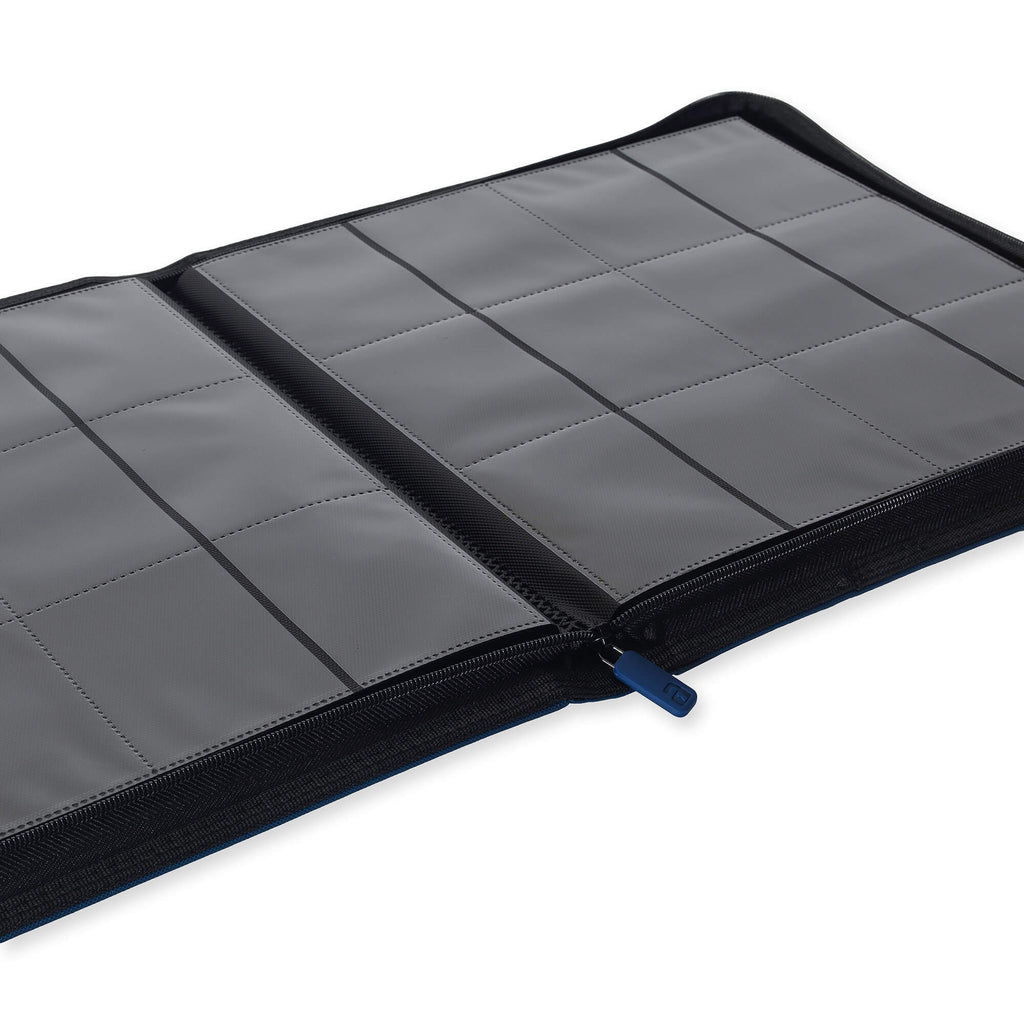 Blue 12-Pocket Exo-Tec® Zip Binder