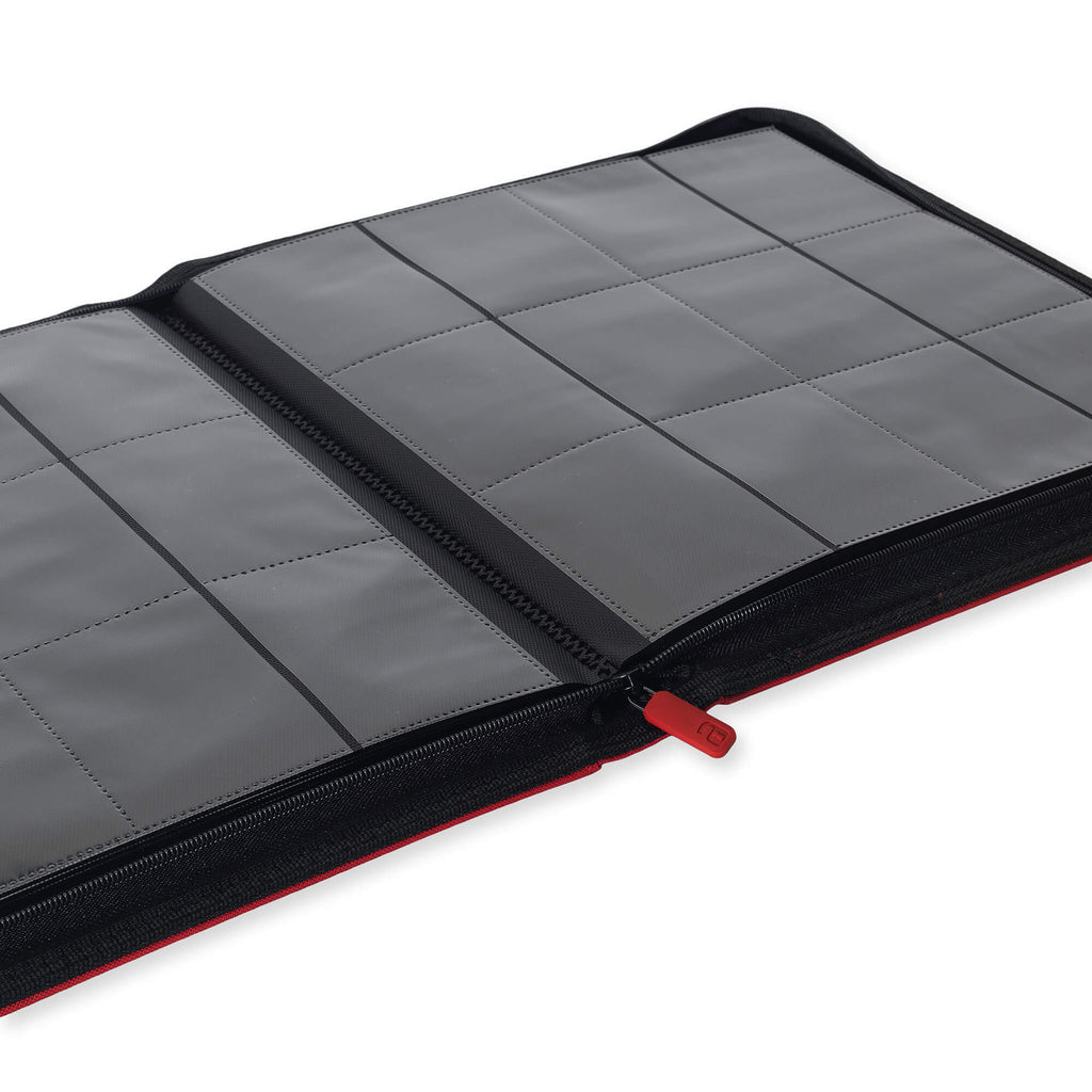 Red 12-Pocket Exo-Tec® Zip Binder