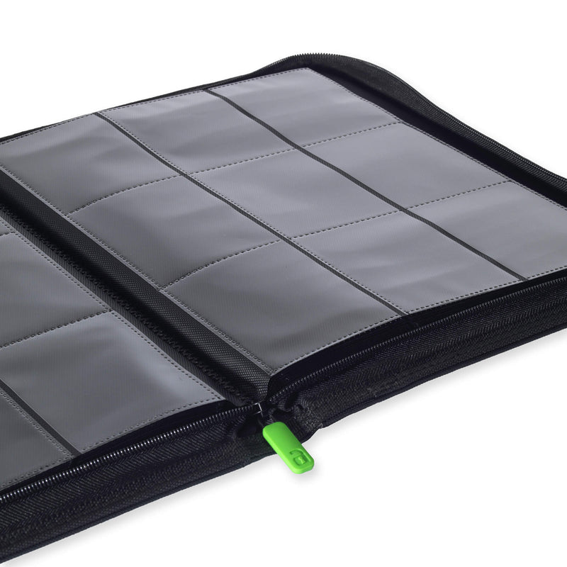 Black 9-Pocket Exo-Tec® Zip Binder