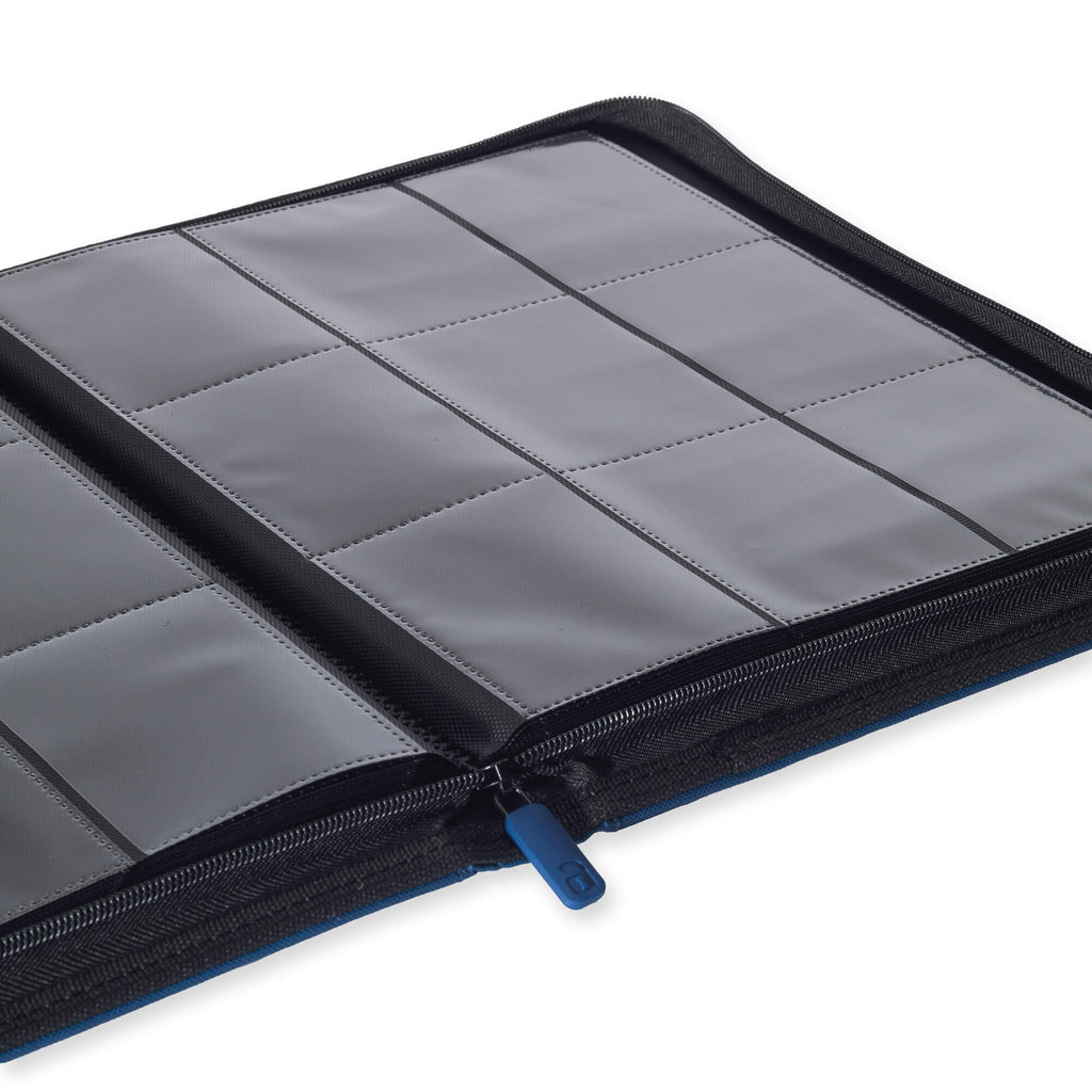 Blue 9-Pocket Exo-Tec® Zip Binder