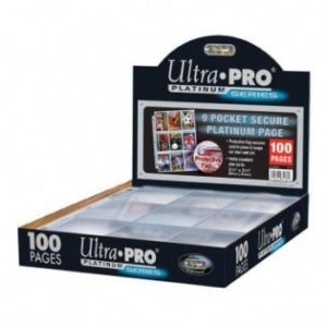 Ultra Pro Platinum Series: 9 Pocket Pages (Box of 100)