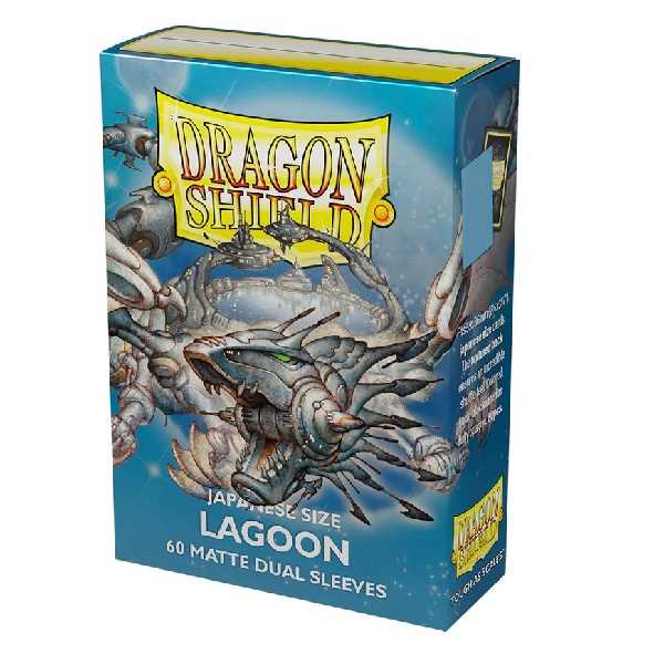 Dragon Shield Dual Matte Sleeves – Lagoon 'Saras' (60) Japanese size