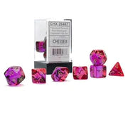 Translucent Red-Violet/gold (7 Dice Set)