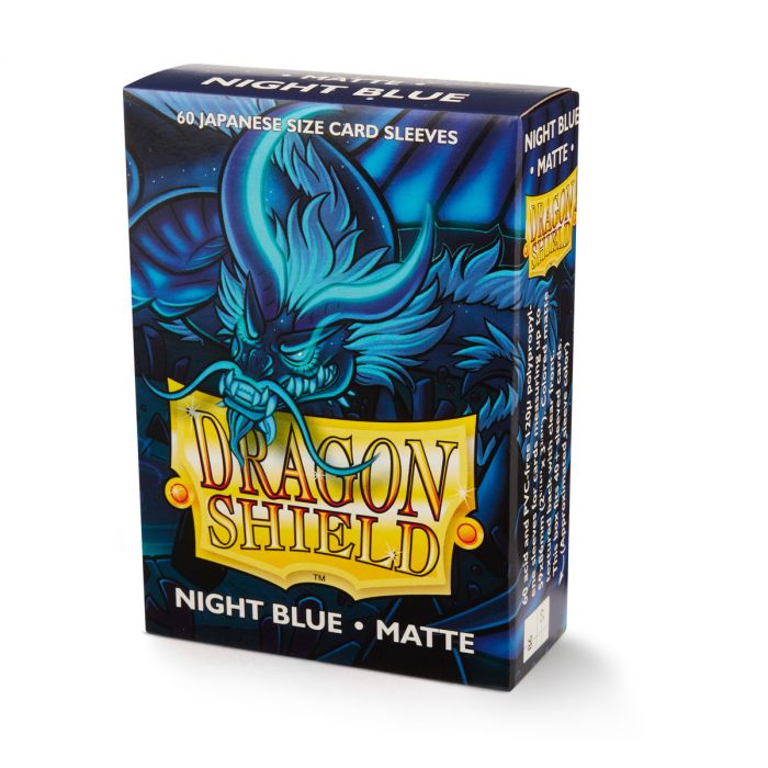 Dragon Shield Matte Japanese size - Night Blue (60 ct. In box)