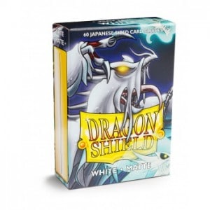 Dragon Shield Matte Japanese size - White (60 ct. In box)