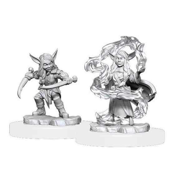 Goblin Sorceror and Rogue Female