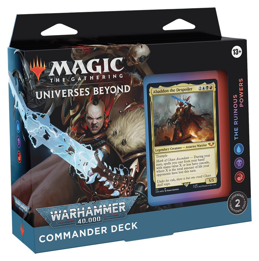 Universes Beyond: Warhammer 40,000 Commander Deck The Ruinous Powers