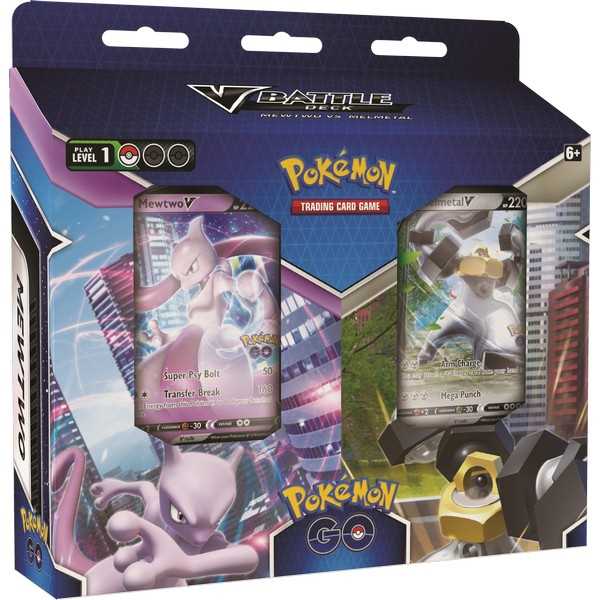 Pokémon GO V Battle Deck Bundle Mewtwo vs Melmetal