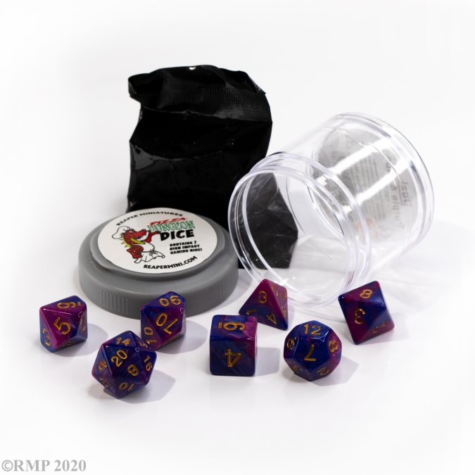 DUAL DICE - PURPLE & BLUE