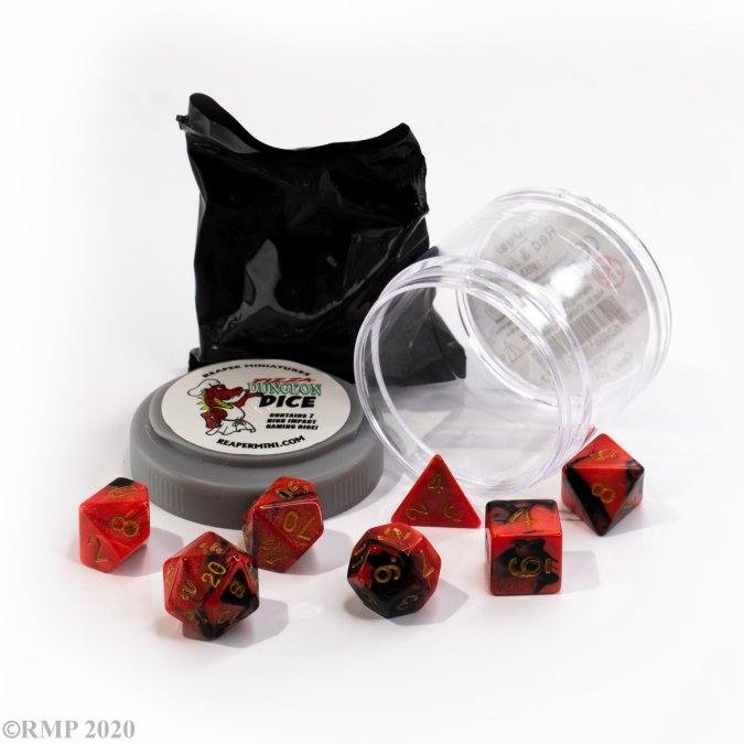 DUAL DICE - RED & BLACK