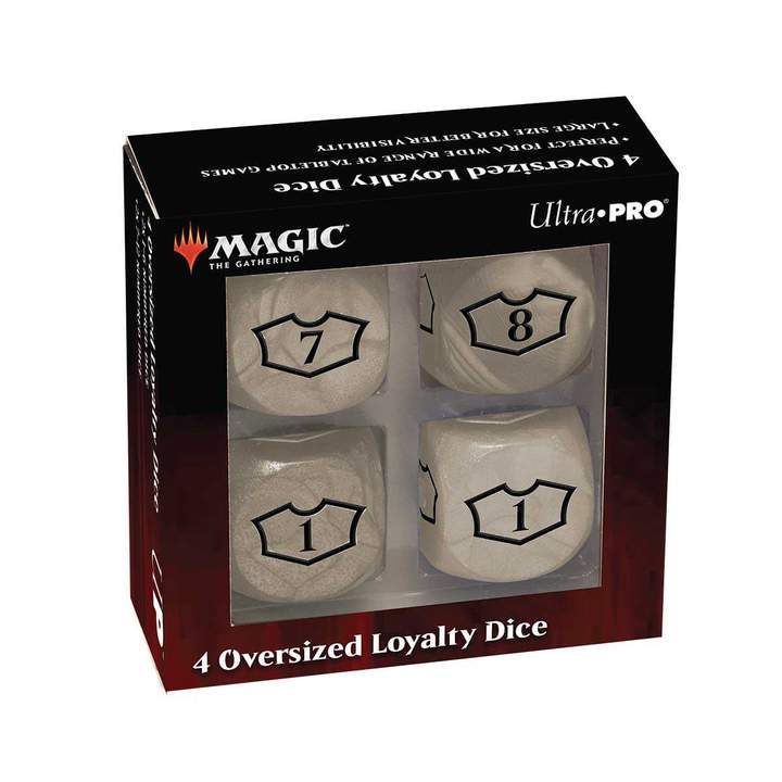 Magic: The Gathering - Deluxe 22MM Plains Loyalty Dice Set with 7-12