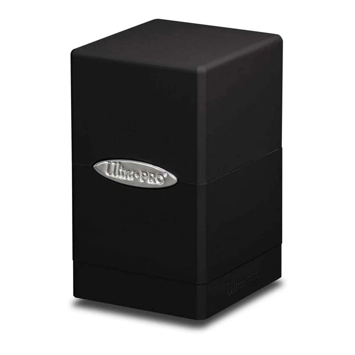 ULTRA PRO Tower Deck Box: Black Satin