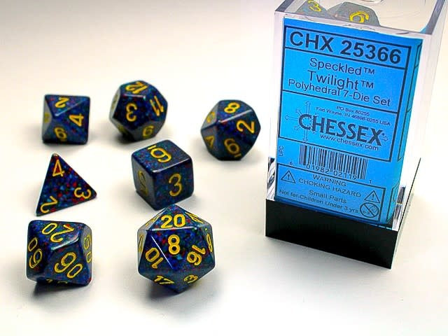 Polyhedral Dice: Speckled - Twilight (7)
