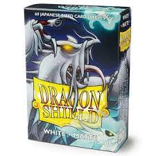 Dragon Shield Matte Japanese size - White Matte (60 ct. In box)