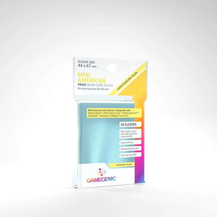 Gamegenic PRIME Mini American Sized Sleeves 44 x 67 mm (50 ct.)