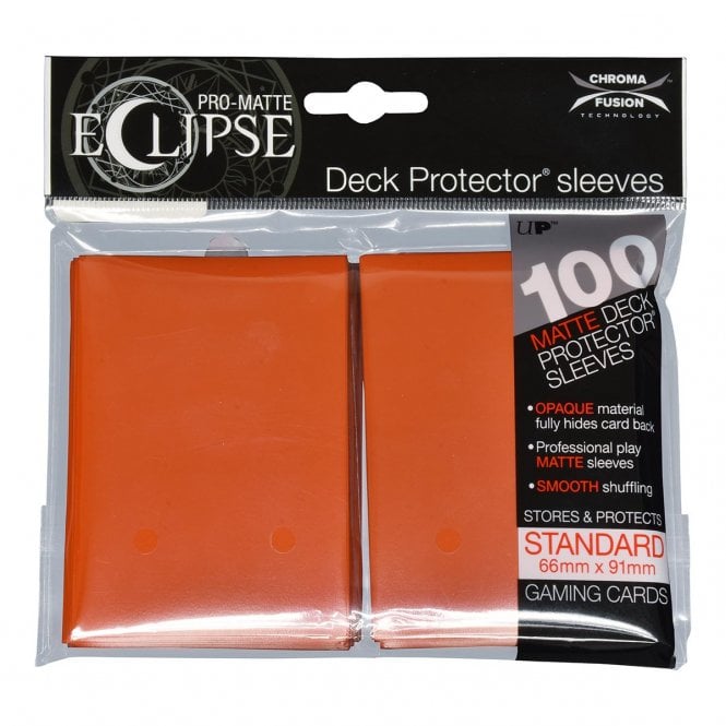 Pro Matte Eclipse Orange Sleeve 100CT