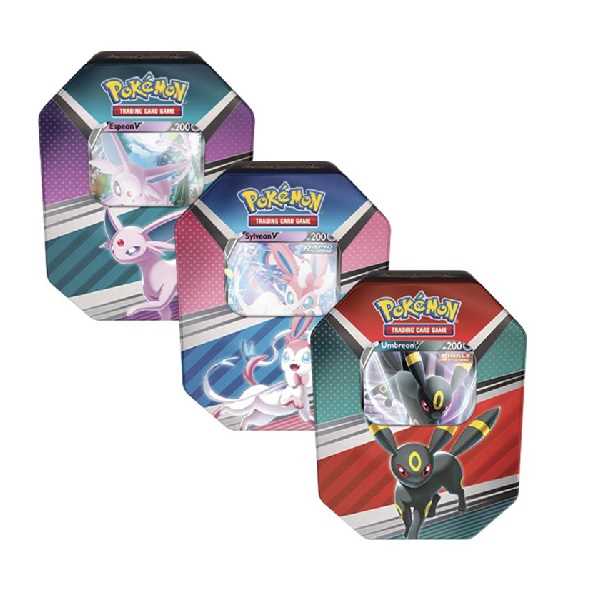 Pokemon V Heroes Tin - Espeon, Sylveon & Umbreon